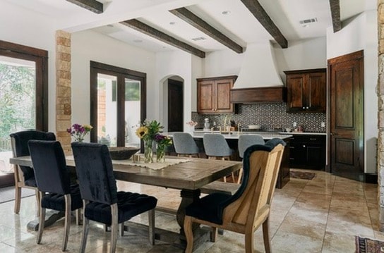 Property for sale — kitchen and dining
